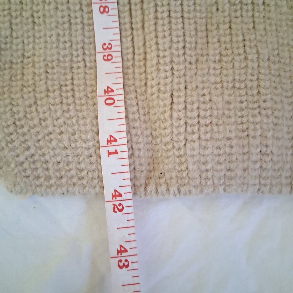 Top Shop Long Cardigan Brown Chunky Knit Sweater Cozy Winter Size 2 NWT - Picture 6 of 8